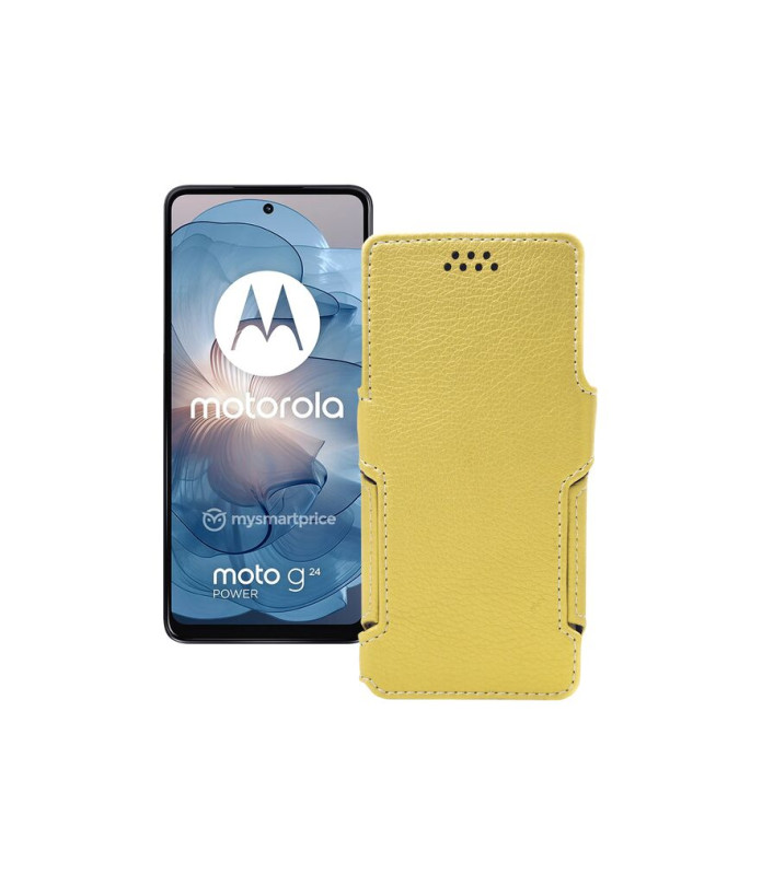 Чохол-книжка з екошкіри для телефону Motorola Moto G24 Power