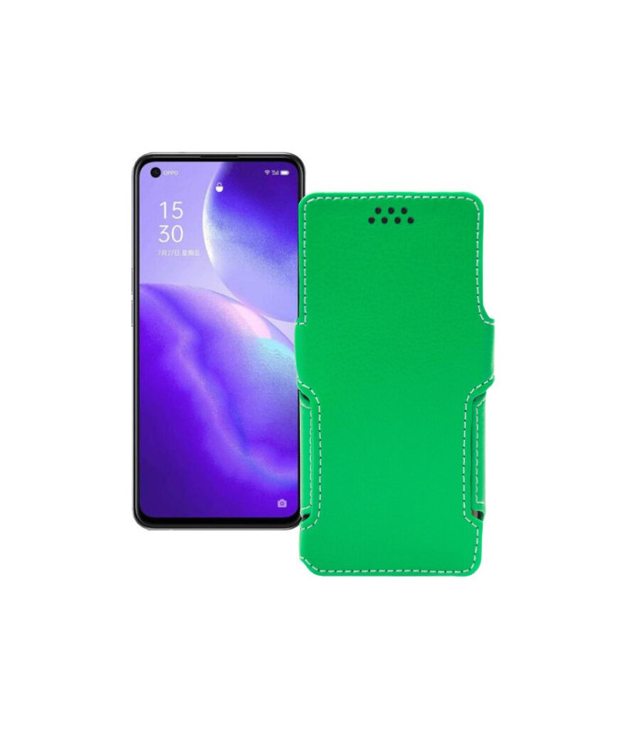 Чохол-книжка з екошкіри для телефону OPPO Reno 5k