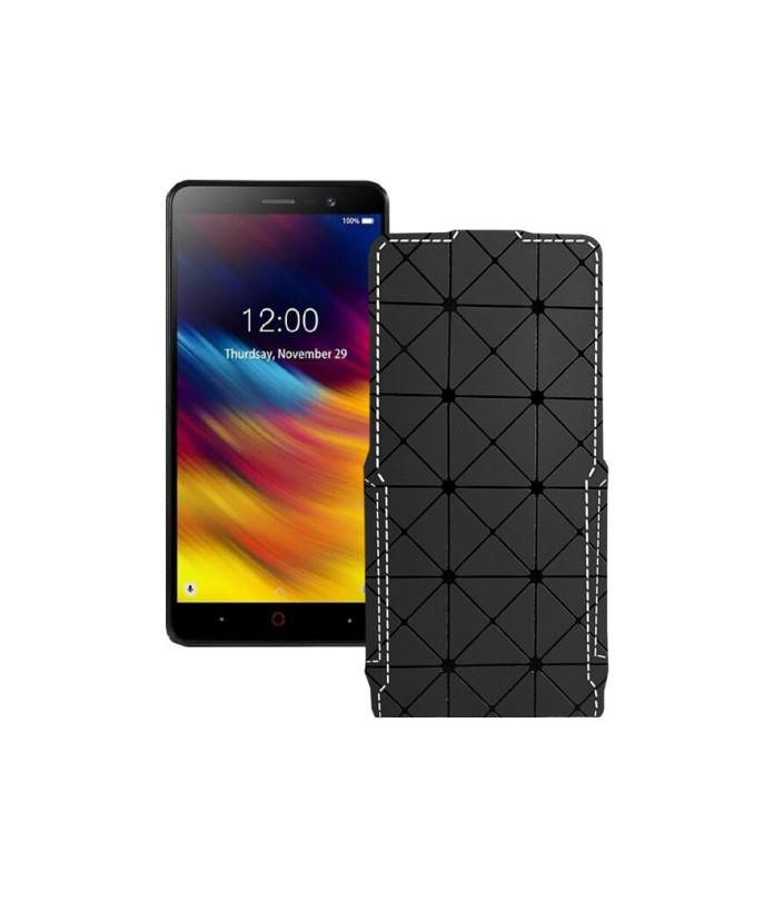 Чохол-флип з екошкіри для телефону Doogee X100