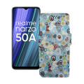 Чохол-книжка з екошкіри для телефону Realme Narzo 50A 2021