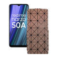 Чохол-флип з екошкіри для телефону Realme Narzo 50A 2021