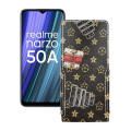 Чохол-флип з екошкіри для телефону Realme Narzo 50A 2021