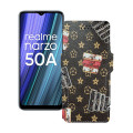 Чохол-книжка з екошкіри для телефону Realme Narzo 50A 2021