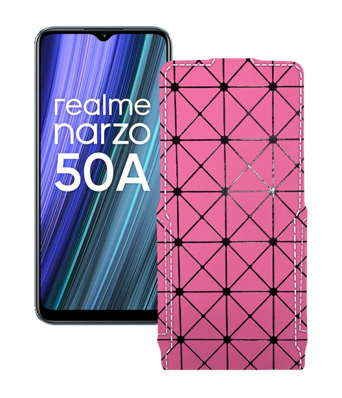 Чохол-флип з екошкіри для телефону Realme Narzo 50A 2021