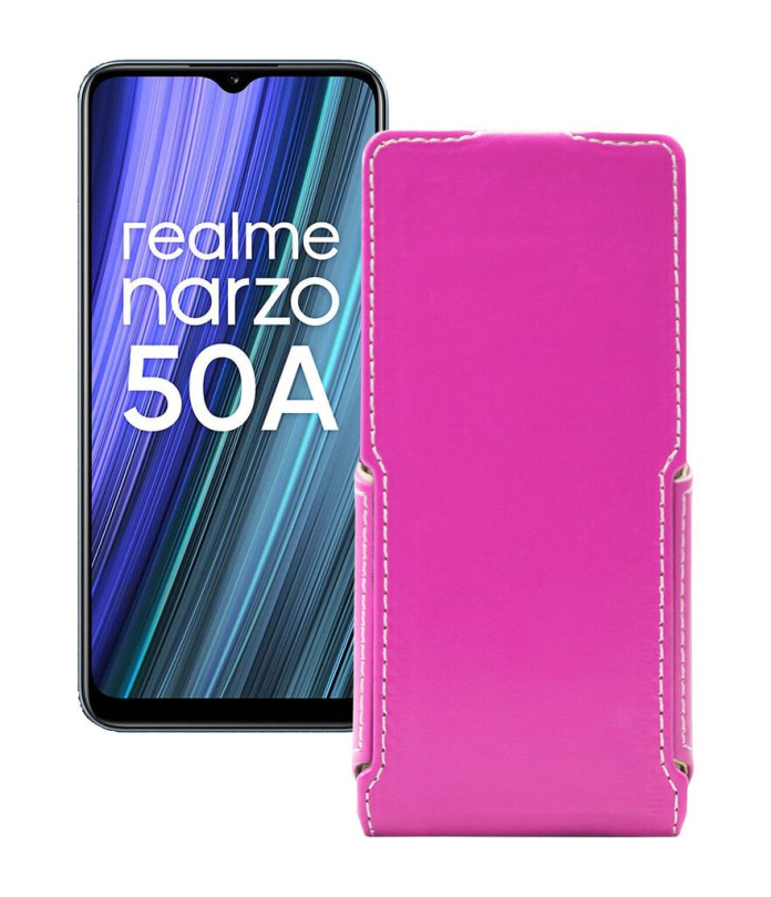 Чохол-флип з екошкіри для телефону Realme Narzo 50A 2021