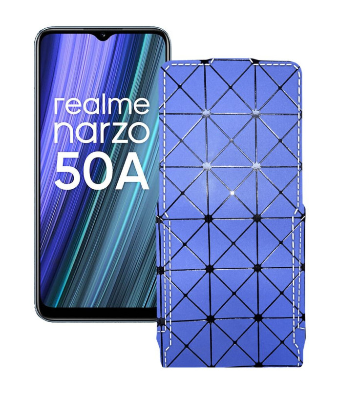 Чохол-флип з екошкіри для телефону Realme Narzo 50A 2021