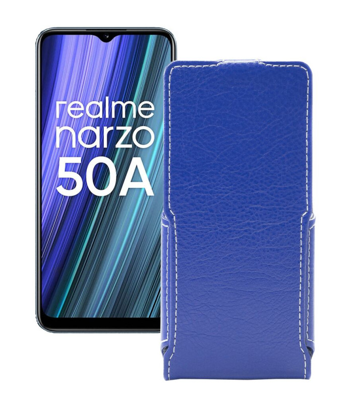 Чохол-флип з екошкіри для телефону Realme Narzo 50A 2021