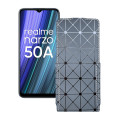 Чохол-флип з екошкіри для телефону Realme Narzo 50A 2021