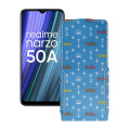 Чохол-флип з екошкіри для телефону Realme Narzo 50A 2021