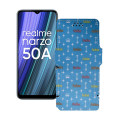 Чохол-книжка з екошкіри для телефону Realme Narzo 50A 2021