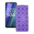 Чохол-флип з екошкіри для телефону Realme Narzo 50A 2021