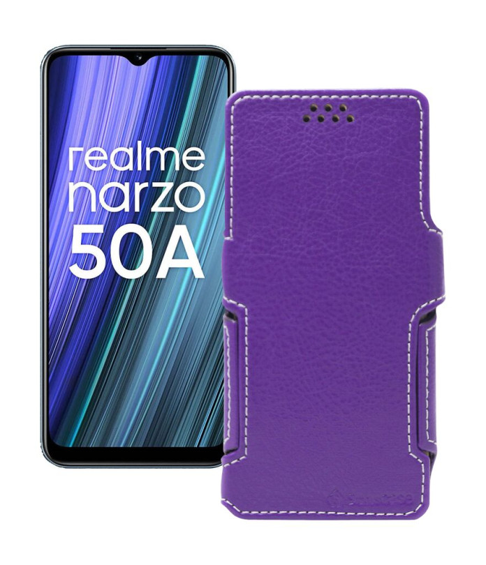 Чохол-книжка з екошкіри для телефону Realme Narzo 50A 2021