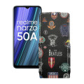 Чохол-флип з екошкіри для телефону Realme Narzo 50A 2021