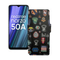 Чохол-книжка з екошкіри для телефону Realme Narzo 50A 2021