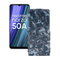 Чохол-флип з екошкіри для телефону Realme Narzo 50A 2021