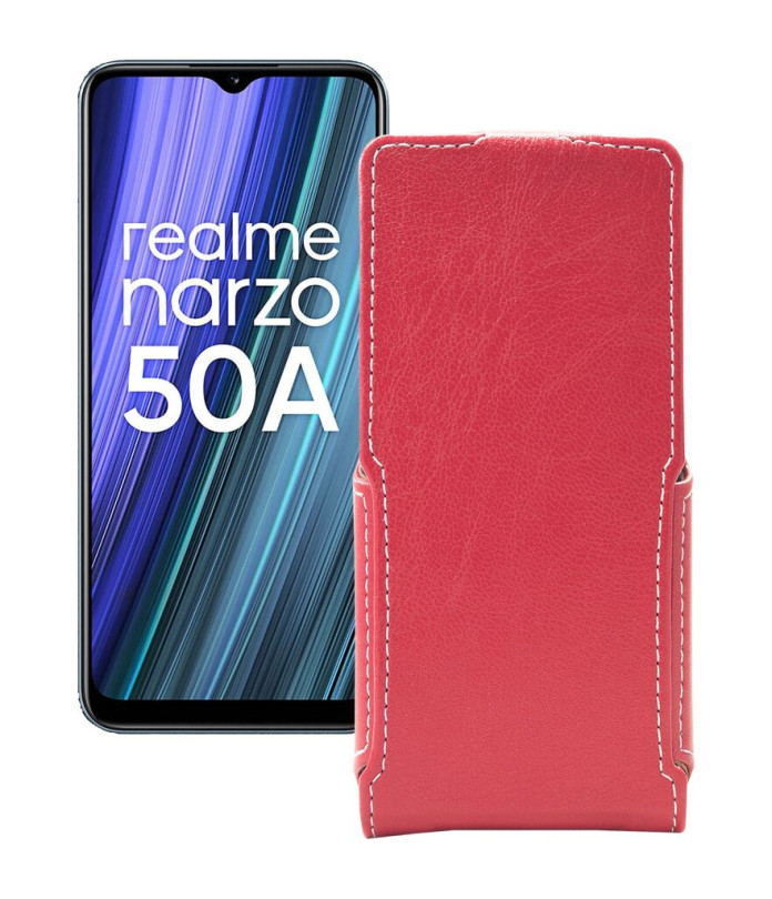 Чохол-флип з екошкіри для телефону Realme Narzo 50A 2021