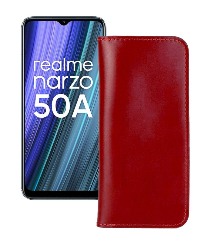 Портмоне з шкіри для телефону Realme Narzo 50A 2021