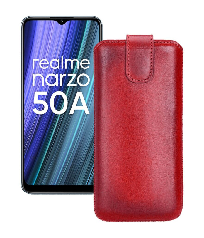 Витяжка з екошкіри для телефону Realme Narzo 50A 2021