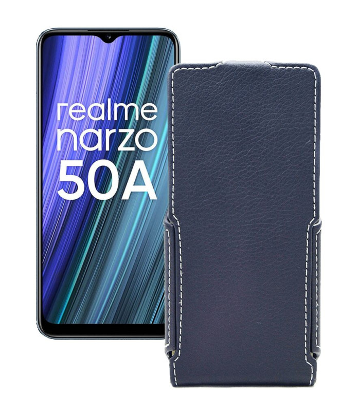 Чохол-флип з екошкіри для телефону Realme Narzo 50A 2021