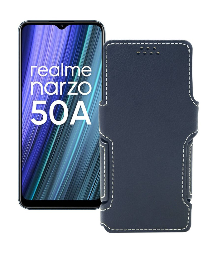 Чохол-книжка з екошкіри для телефону Realme Narzo 50A 2021