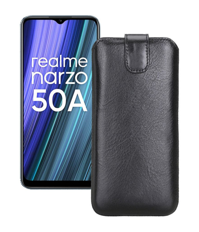 Витяжка з екошкіри для телефону Realme Narzo 50A 2021