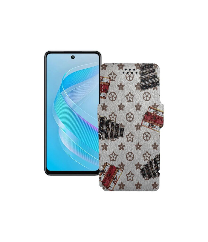 Чохол-книжка з екошкіри для телефону Infinix Smart 10 HD