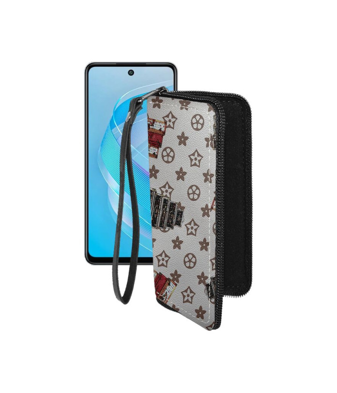 Чохол-гаманець з екошкіри для телефону Infinix Smart 10 HD