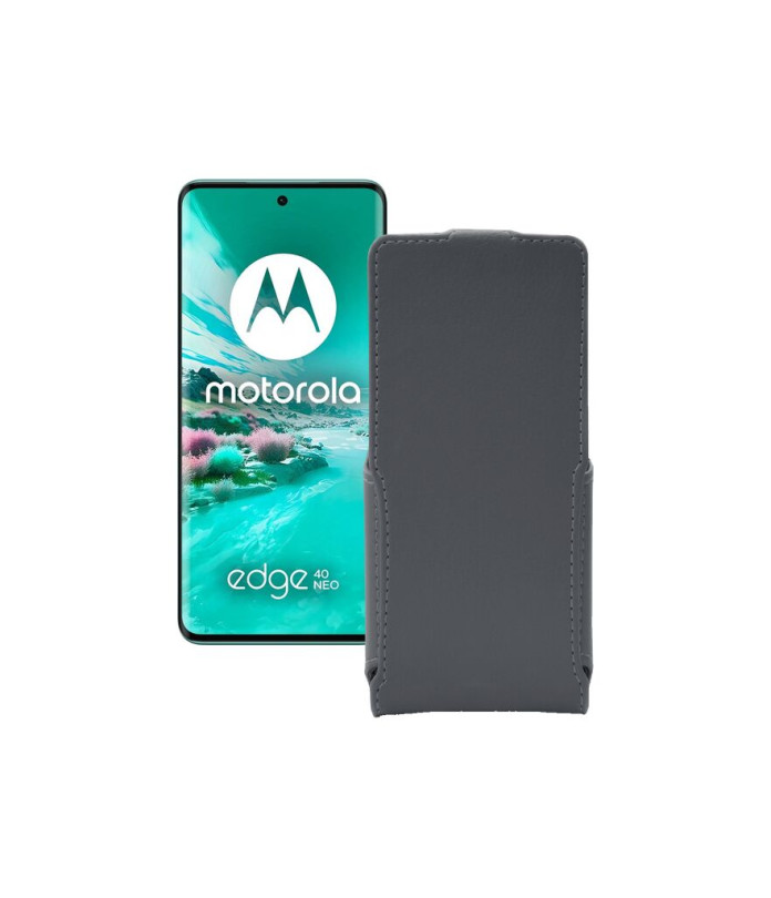 Чохол-флип з екошкіри для телефону Motorola Edge 40 Neo