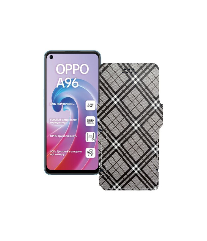 Чохол-книжка з екошкіри для телефону OPPO A96