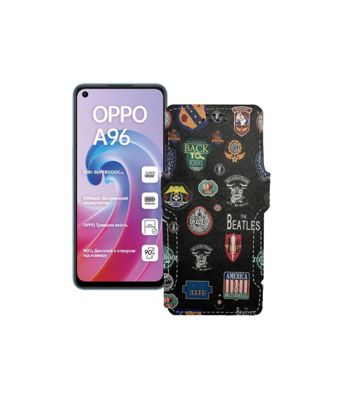 Чохол-книжка з екошкіри для телефону OPPO A96