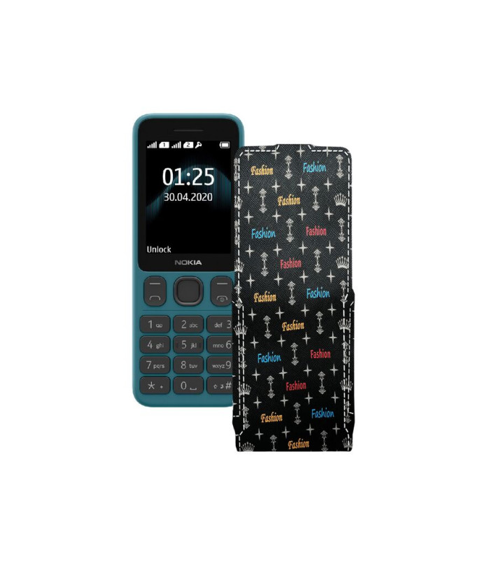 Чохол-флип з екошкіри для телефону Nokia 125