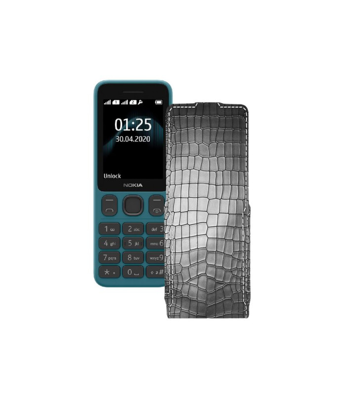 Чохол-флип з екошкіри для телефону Nokia 125