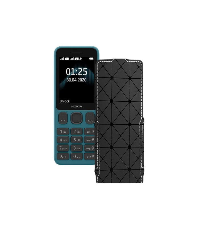 Чохол-флип з екошкіри для телефону Nokia 125