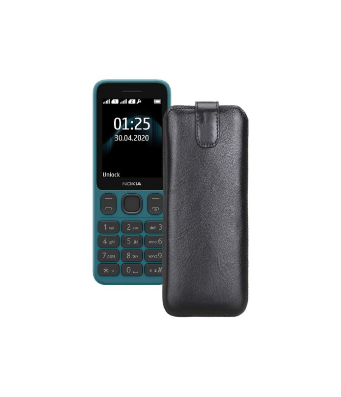 Витяжка з екошкіри для телефону Nokia 125