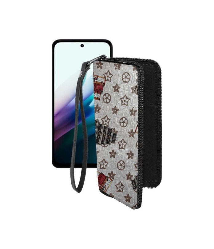 Чохол-гаманець з екошкіри для телефону Xiaomi Redmi Note 15R