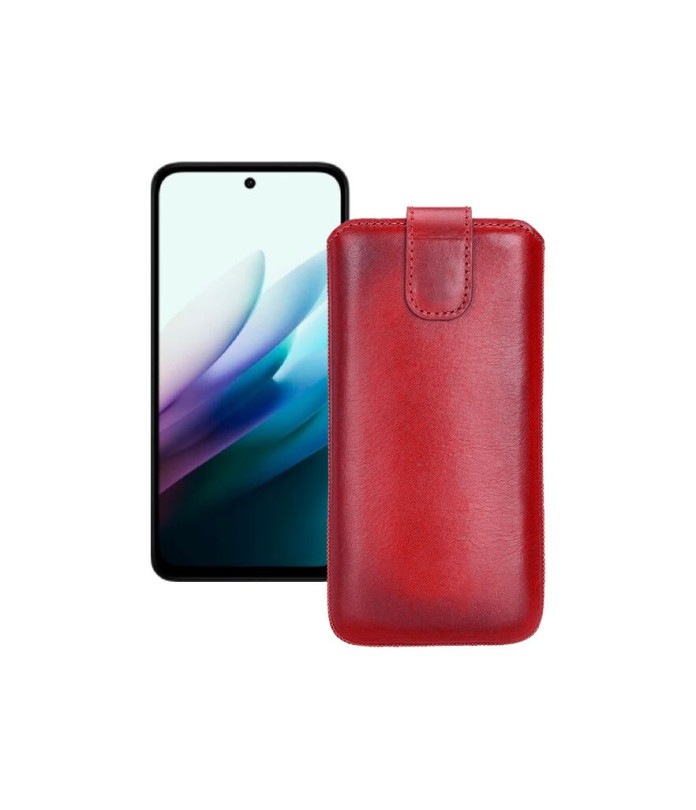 Витяжка з екошкіри для телефону Xiaomi Redmi Note 15R