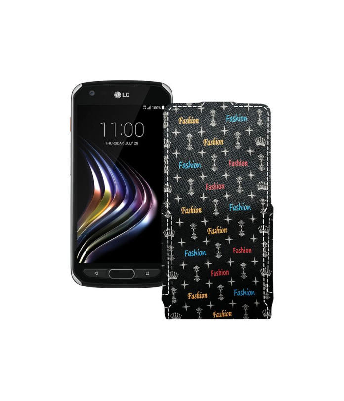 Чохол-флип з екошкіри для телефону LG X Venture