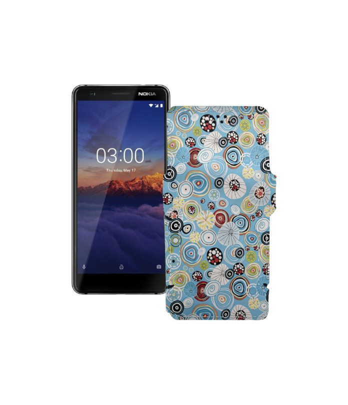 Чохол-книжка з екошкіри для телефону Nokia 3.1