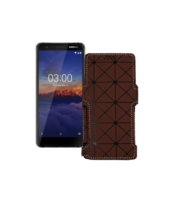 Чохол-книжка з екошкіри для телефону Nokia 3.1