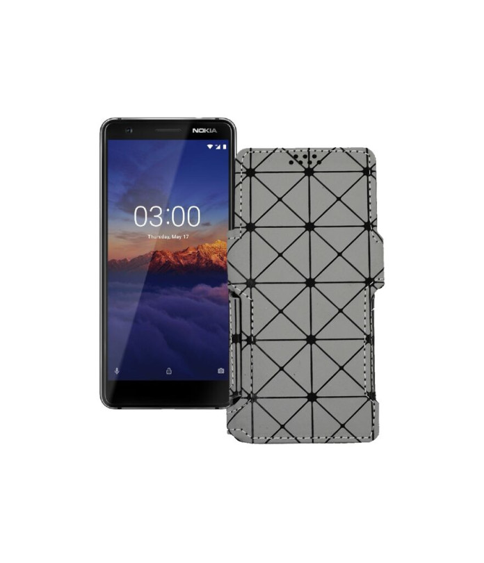 Чохол-книжка з екошкіри для телефону Nokia 3.1