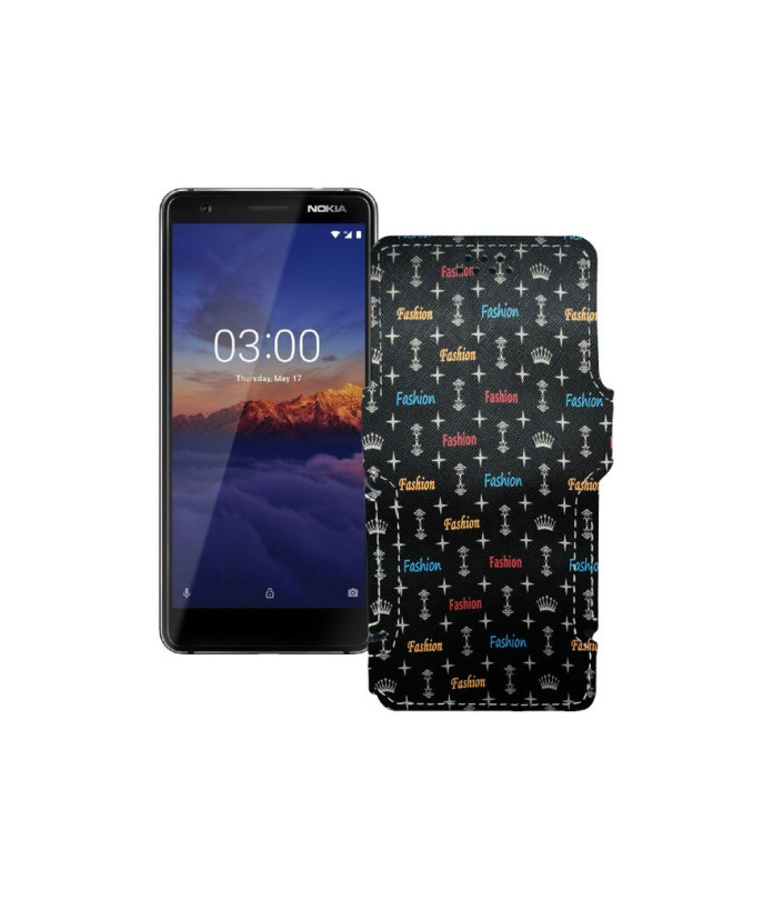 Чохол-книжка з екошкіри для телефону Nokia 3.1