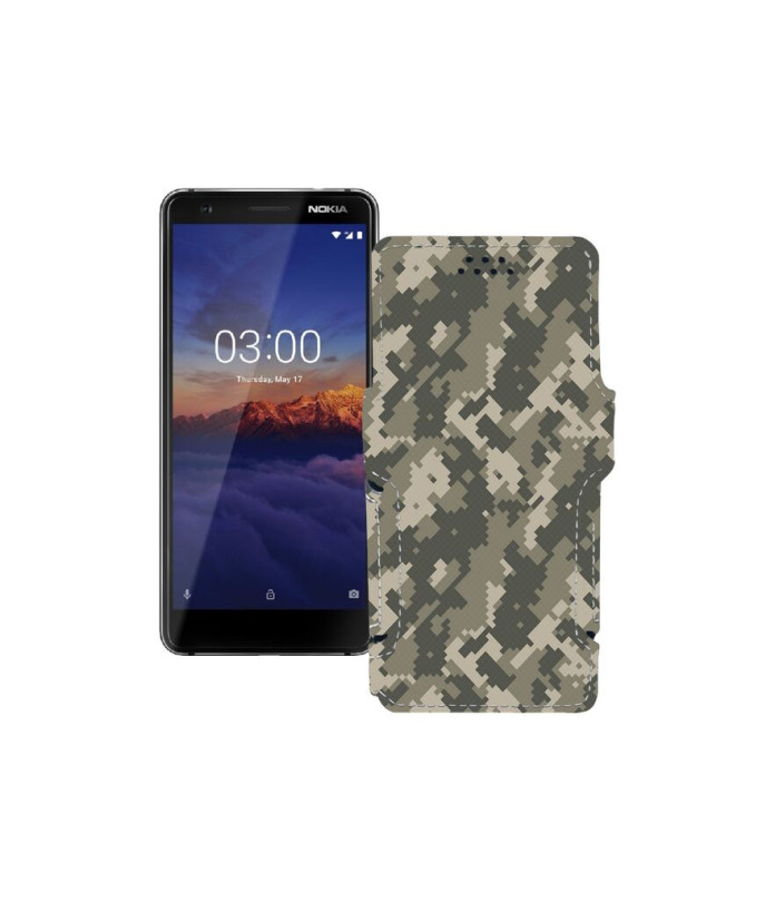 Чохол-книжка з екошкіри для телефону Nokia 3.1