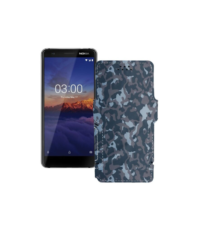 Чохол-книжка з екошкіри для телефону Nokia 3.1