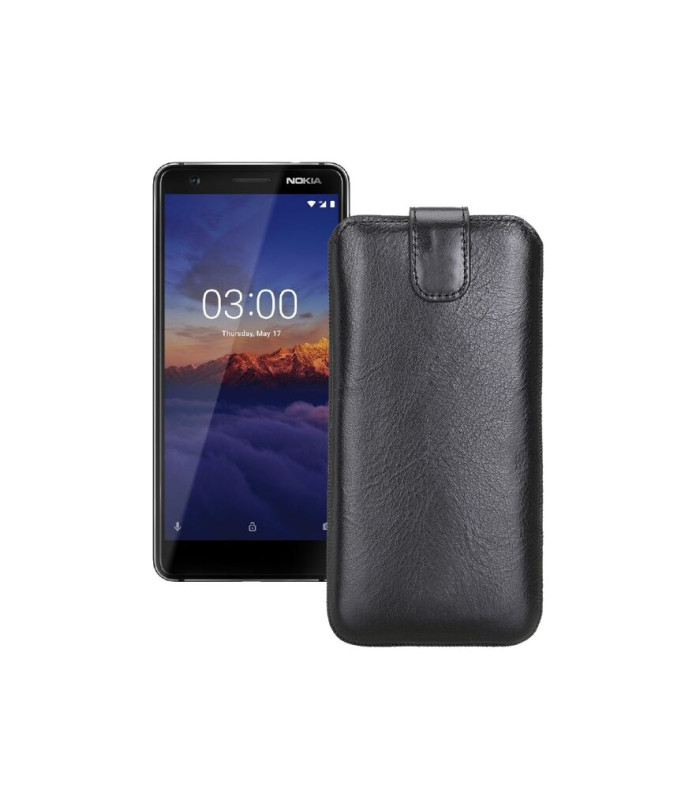 Витяжка з екошкіри для телефону Nokia 3.1