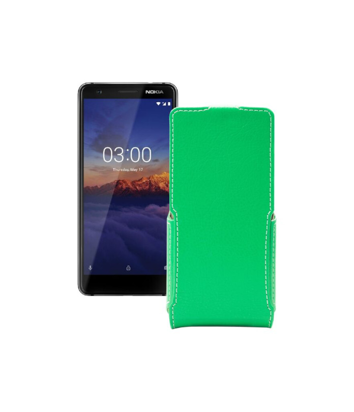 Чохол-флип з екошкіри для телефону Nokia 3.1