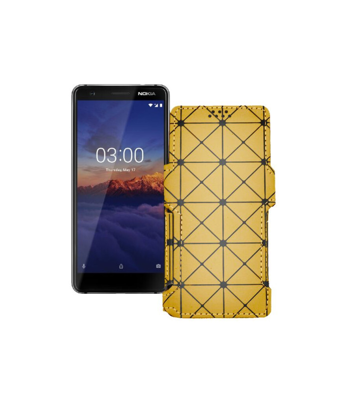 Чохол-книжка з екошкіри для телефону Nokia 3.1