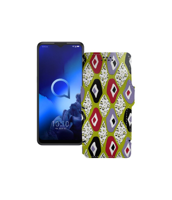 Чохол-книжка з екошкіри для телефону Alcatel 3x 2019
