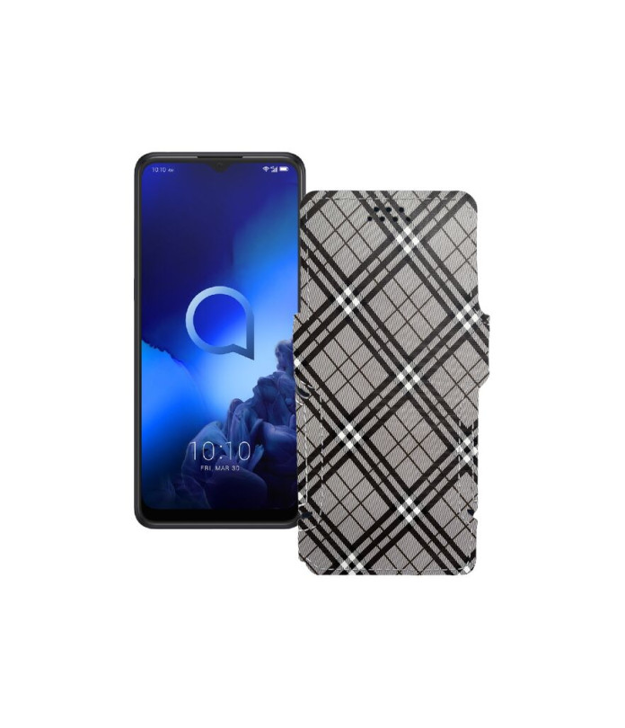 Чохол-книжка з екошкіри для телефону Alcatel 3x 2019