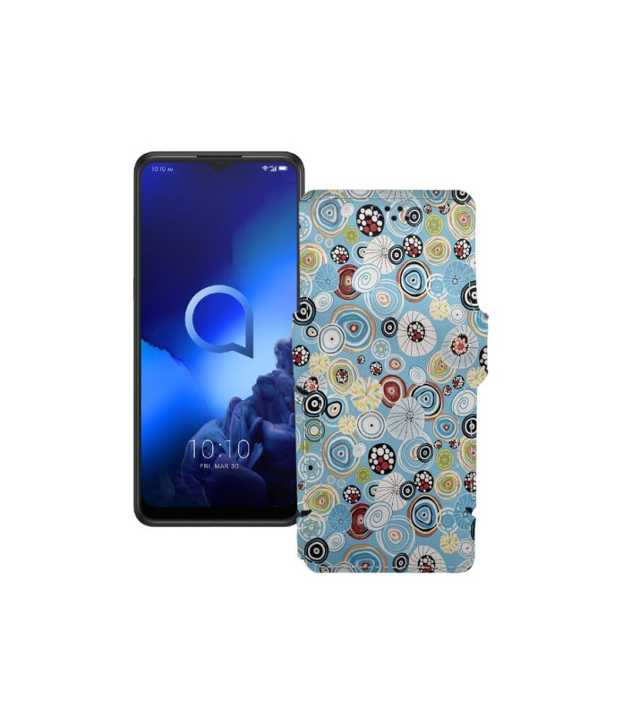 Чохол-книжка з екошкіри для телефону Alcatel 3x 2019