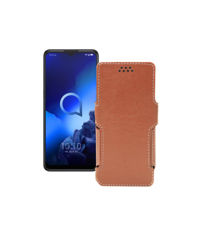 Чохол-книжка з екошкіри для телефону Alcatel 3x 2019